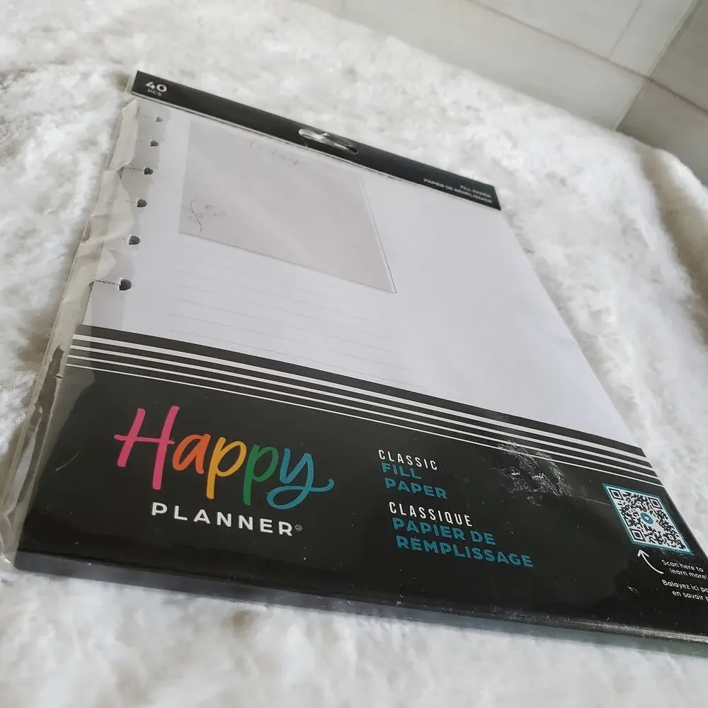 The Happy Planner Neutral Florals Classic Fill Paper